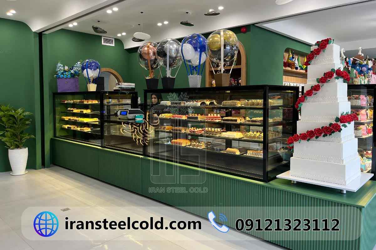 یخچال های شیرینی تر قنادی شیرین پاش