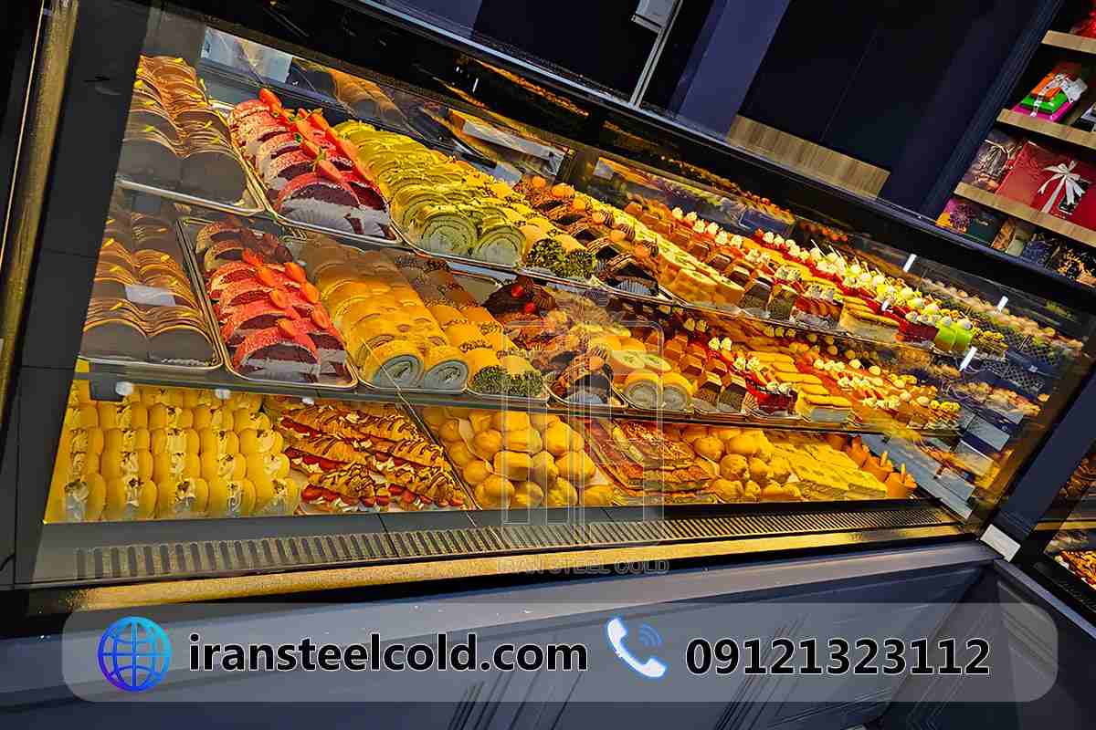 یخچال شیرینی تر شیرینی فروشی سیمیت