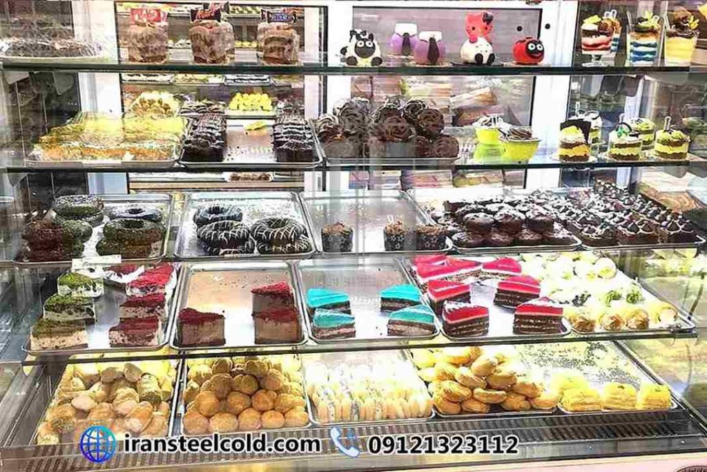 یخچال کیک شیرینی فروشی فدک