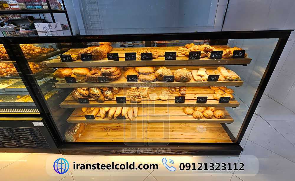 یخچال نان فانتزی شیرینی فروشی سفیر
