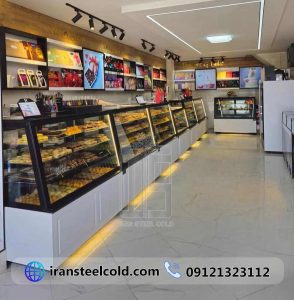 شیرینی هخامنش 5 یخچال و ویترین های شیرینی هخامنش