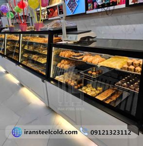 شیرینی هخامنش 3 یخچال های شیرینی هخامنش با تکنولوژی روز ایران استیل کلد