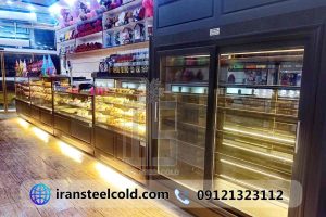 کافه قنادی طلوع 6 یخچال و ویترین های کیک و شیرینی کافه قنادی طلوع