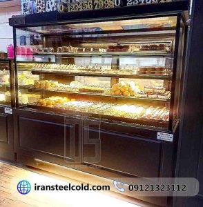 کافه قنادی طلوع 4 یخچال شیرینی تر کافه قنادی طلوع