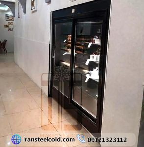 یخچال ایستاده تمام دکوری مخصوص نگهداری کیک کافه شیرینی کاکتوس