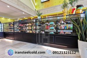 یخچال های کیک شیرینی فروشی نان خامه ای قزوین