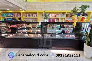 یخچال های کیک و شو کیک قنادی نان خامه ای قزوین