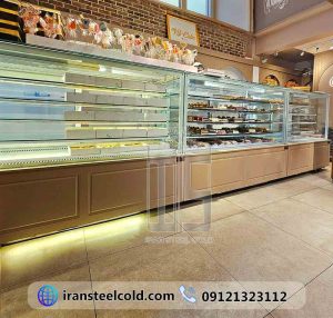 شیرینی وی آی پی کیک شعبه ۳ 6 یخچال شیرینی قنادی وی آی پی کیک شعبه 3