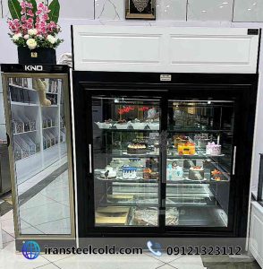 قنادی باتر 5 یخچال ایستاده مخصوص نگهداری کیک شیرینی رز