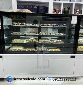 قنادی باتر 6 یخچال قنادی مخصوص شیرینی تر شیرینی فروشی رز