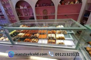 شیرینی وی آی پی کیک شعبه ۱ 5 یخچال شیرینی تر قنادی وی آی پی کیک شعبه ۱