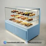 یخچال شو کیک مدل ساتینا-آبی - تصویر 2
